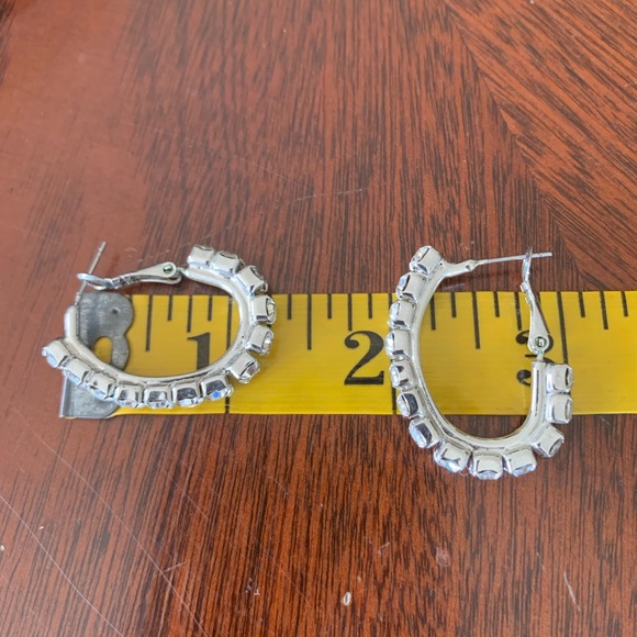 Vintage Rhinestone Earrings - Picture 10 of 11